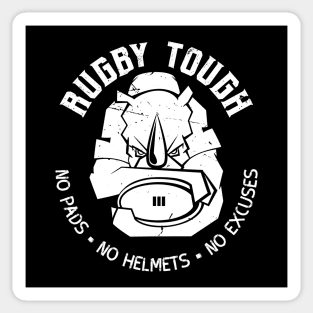 Rugby Tough Rhino Fan Sticker